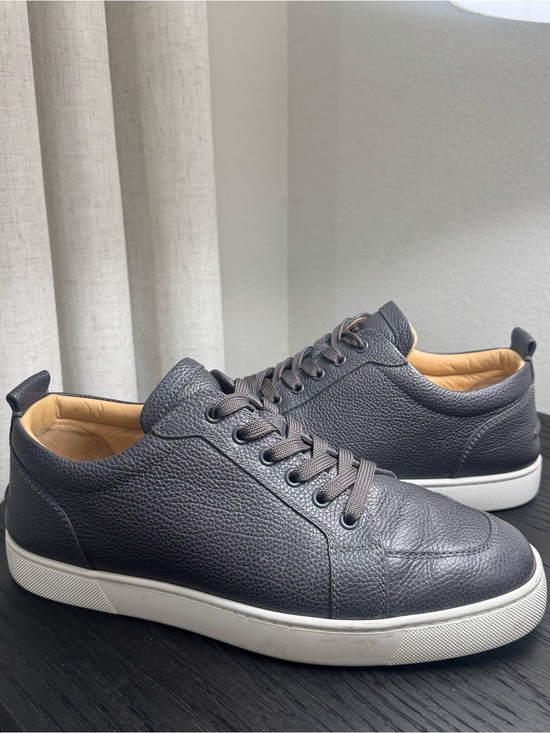 Christian Louboutin Other - Christian Louboutin Rantulow Orlato Sneakers Leather Dark Gray 44